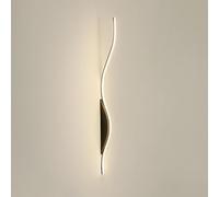 RKYRRKI Linear Wall Lamp LED Modern Elegant Wave Shape Design Indoor Lights Compatible with Bedside Bedroom Living Room Hallway Lighting Fixture,Chandelier