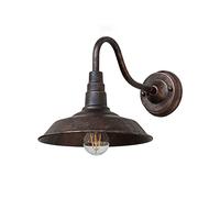 RKYRRKI Metallic Wall Light American Creative E27 Retro Wall Lamp Industrial Style European Restaurant Bar Minimalist Lid Wall Sconces