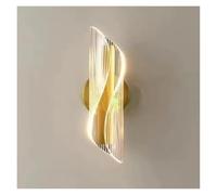 RKYRRKI Modern Thin Waist LED Wall Lamp Bedroom Study Restaurant Hotel Bedside Streamer Wall Lamps Living Room Decor Scroll Wall Lights,Wall Lamps for Bedroom