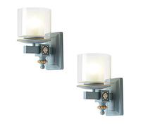 RKYRRKI Wall Sconce Wrought Iron Resin Glass Sea Shell Wall Lamp E27 Light Source Wall Lamp Creative Personality Living Room Study Bedroom Home Decoration Wall Light Waterproof