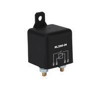 RL/280-24 Heavy Duty Automotive Power Relay, 24V 200A DC, Black, CE Certified, High Current Starting Relay for Vehicle Applications (200A 48V)