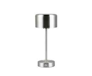 RL LIVE YOUR LIGHT Reality Leuchten Jeff R59151107 LED Battery-Powered Table Lamp Metal Nickel Matt with 1.5 Watt LED, 4-Way Touch