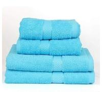 RL RAYYAN LINEN'S PLAIN 100% COTTON HAND TOWEL | BATH TOWEL | BATH SHEET | JUMBO BATH SHEET (BATH SHEET, AQUA)