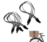 Rlastic Strap,3 Pcs Elastic Bike Strap Durable Adjustable Expander with Metal Hooks High Elastic Luggage Straps Bike Bungee Straps for Bicycles,Cars,Camping,Luggage Attachment,Etc