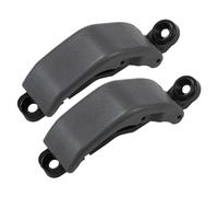 RLB-HILON 2 PCS Rear Quarter Glass Window Latch Compatible with Toyota Pickup Hilux 1989-1997 Tacoma 1989-1999, Gray Color