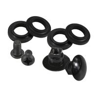 RLB-HILON 2PCS Rear Window Latch Bolt Nut Screw Compatible with Toyota Sienna GSL ASL 2003 to 2017 Year, for Cab Quarter Glass