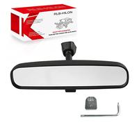 RLB-HILON 9.5” Rear View Mirror, Universal Fit Type, Compatible with Jeep Wrangler Kia Optima Soul Sorento Nissan Rogue Altima Toyota Corolla Camry Tacoma RAV4 Ford F150 Focus Honda Civic And More