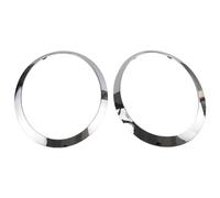 RLB-HILON Headlight Trim Ring Compatible with MINI Cooper F55 F56 F57 2014 2015 2016 2017 2018 2019 2020 2021 Year, 1Pair Chrome Headlight Bezel for Driver and Passenger Side