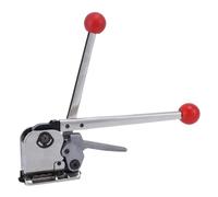 RLCJBMSUG Steel Strapping Tool, Adjustable Bonding Force for SePacking, 3 In 1 Sealless Design for Efficient Banding