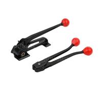 RLCJBMSUG Strapping Machine Hand Strapping Machine Set Steel Strap Combo Tensioner and Sealer Tool Iron Belt Manual Combination Strapping Tool(16mm)