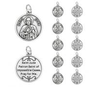 Rlcvecv Set of 10 Acutis Medals with Sacred Cards