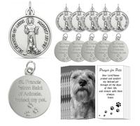 Rlcvecv Set of 10 Acutis Medals with Sacred Cards
