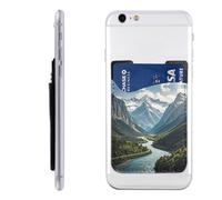 RLDOBOFE 70899a42da8037d8bc39aee4d1036ee Phone Wallet, Stick On Card Holder for Back of Phone Case - Leather Cell Phone Card Wallet Sleeve Adhesive Phone Pocket - Compatible with Most Cell Phones