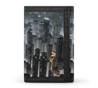 RLDOBOFE Aerial Night of View Wallet for Men, Extra Capacity Trifold Wallet for Women, Foldable Money Clip with ID Window for Pocket, Credit Card Holder, Personalized Wallets for Travel