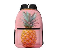 RLDOBOFE Backpack 17 In Travel Backpack for Men Women Casual Daypack A Pineapple Laptop Backpack Lightweight Double Shoulder Bag