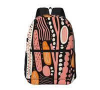 RLDOBOFE Backpack 17 In Travel Backpack for Men Women Casual Daypack Beautiful Little Orange Laptop Backpack Lightweight Double Shoulder Bag