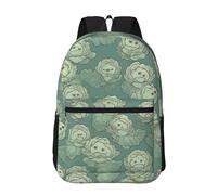 RLDOBOFE Backpack 17 In Travel Backpack for Men Women Casual Daypack Cabbage Pattern Laptop Backpack Lightweight Double Shoulder Bag