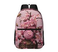 RLDOBOFE Backpack 17 In Travel Backpack for Men Women Casual Daypack Flowering Plum Tree Laptop Backpack Lightweight Double Shoulder Bag