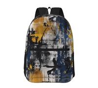 RLDOBOFE Backpack 17 In Travel Backpack for Men Women Casual Daypack Navy Blue Color Laptop Backpack Lightweight Double Shoulder Bag
