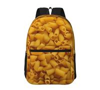 RLDOBOFE Backpack 17 In Travel Backpack for Men Women Casual Daypack Pasta Laptop Backpack Lightweight Double Shoulder Bag