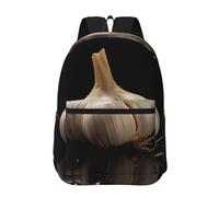 RLDOBOFE Backpack 17 In Travel Backpack for Men Women Casual Daypack Raw Garlic Laptop Backpack Lightweight Double Shoulder Bag