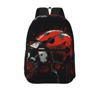 RLDOBOFE Backpack 17 In Travel Backpack for Men Women Casual Daypack Red Ladybug Laptop Backpack Lightweight Double Shoulder Bag