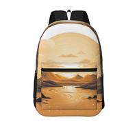 RLDOBOFE Backpack 17 In Travel Backpack for Men Women Casual Daypack Sun Isolated on White Laptop Backpack Lightweight Double Shoulder Bag