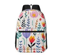 RLDOBOFE Backpack 17 In Travel Backpack for Men Women Casual Daypack Whimsical Doodles Laptop Backpack Lightweight Double Shoulder Bag