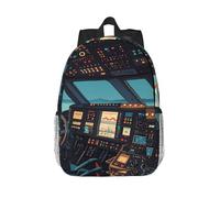 RLDOBOFE Backpack for Men Women Casual Daypack Airplane Laptop Backpack 15 In Lightweight Travel Backpack for Work Hiking