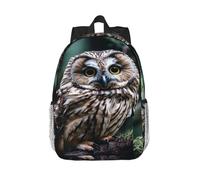 RLDOBOFE Backpack for Men Women Casual Daypack Beautiful Owl Laptop Backpack 15 In Lightweight Travel Backpack for Work Hiking