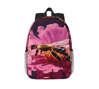 RLDOBOFE Backpack for Men Women Casual Daypack Bees Circling Laptop Backpack 15 In Lightweight Travel Backpack for Work Hiking