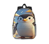 RLDOBOFE Backpack for Men Women Casual Daypack Cartoon Cute Penguin (2) Laptop Backpack 15 In Lightweight Travel Backpack for Work Hiking