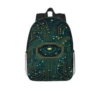 RLDOBOFE Backpack for Men Women Casual Daypack Circuit Board Laptop Backpack 15 In Lightweight Travel Backpack for Work Hiking