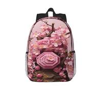 RLDOBOFE Backpack for Men Women Casual Daypack Flowering Plum Tree Laptop Backpack 15 In Lightweight Travel Backpack for Work Hiking