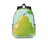 RLDOBOFE Backpack for Men Women Casual Daypack Green Pear Laptop Backpack 15 In Lightweight Travel Backpack for Work Hiking
