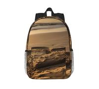 RLDOBOFE Backpack for Men Women Casual Daypack Hearts Drawn on the Beach Laptop Backpack 15 In Lightweight Travel Backpack for Work Hiking