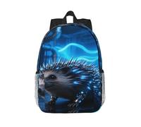 RLDOBOFE Backpack for Men Women Casual Daypack Hedgehog Laptop Backpack 15 In Lightweight Travel Backpack for Work Hiking
