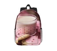 RLDOBOFE Backpack for Men Women Casual Daypack Hot Milk and Biscuits Laptop Backpack 15 In Lightweight Travel Backpack for Work Hiking