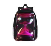 RLDOBOFE Backpack for Men Women Casual Daypack Hourglass Representing Time Laptop Backpack 15 In Lightweight Travel Backpack for Work Hiking