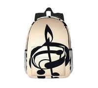 RLDOBOFE Backpack for Men Women Casual Daypack Music Note print Laptop Backpack 15 In Lightweight Travel Backpack for Work Hiking
