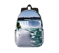 RLDOBOFE Backpack for Men Women Casual Daypack Niagara Fall Laptop Backpack 15 In Lightweight Travel Backpack for Work Hiking