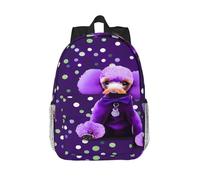 RLDOBOFE Backpack for Men Women Casual Daypack purple Poodle Polka Dots Laptop Backpack 15 In Lightweight Travel Backpack for Work Hiking