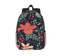 RLDOBOFE Backpack for Men Women Casual Daypack Simple Little Flower Laptop Backpack 15 In Lightweight Travel Backpack for Work Hiking