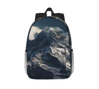 RLDOBOFE Backpack for Men Women Casual Daypack Snow Mountain Clouds Laptop Backpack 15 In Lightweight Travel Backpack for Work Hiking