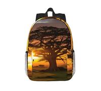 RLDOBOFE Backpack for Men Women Casual Daypack Sunrise on Big Tree Laptop Backpack 15 In Lightweight Travel Backpack for Work Hiking