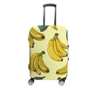 RLDOBOFE Banana Print Baggage Cover for Travel, Washable Suitcase Covers for Home, Dustproof Luggage Protector Skins with Zippers, Protector Anti Scratch, Luggage Covers, white, Small, Luggage Case