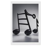 RLDOBOFE Black White Music Note Diamond Painting Kit for Adults Round 5d Diamond Art Kits for Beginners DIY Full Drill Diamonds Dots Painting Gem Arts Crafts Home Wall Decor Gift 8"x12"