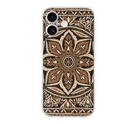 RLDOBOFE Compatible with iPhone 17 Batik Patterns Case Soft Slim TPU Phone Cover Drop Protection Yellowing-Resistant Stylish Pattern Shockproof Phone Case for Women Men Girls iPhone 17 Transparent