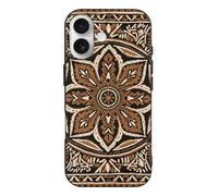 RLDOBOFE Compatible with iPhone 17 Batik Patterns Case Soft Slim TPU Phone Cover Drop Protection Yellowing-Resistant Stylish Pattern Shockproof Phone Case for Women Men Girls iPhone 17 Black