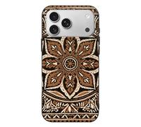 RLDOBOFE Compatible with iPhone 17 Batik Patterns Case Soft Slim TPU Phone Cover Drop Protection Yellowing-Resistant Stylish Pattern Shockproof Phone Case for Women Men Girls iPhone 17 Pro Max Black